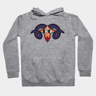 deer head with long antlers Hoodie